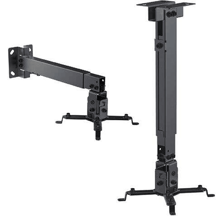 Cromad Soporte de Techo/Pared para Proyector - Extensible e Inclinable - Peso Max. 20kg 1