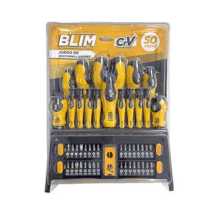 Blim Juego 50 Piezas Destornilladores y Puntas 1