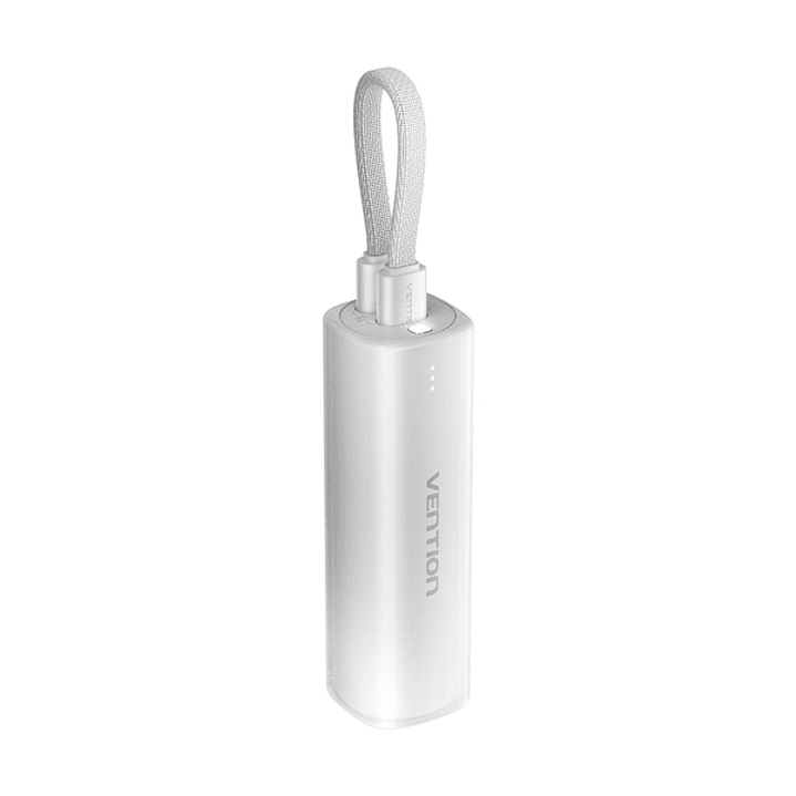 Vention PowerBank 5000mAh - USB-C, Lightning - Carga Rapida 20W - Color Gris 1