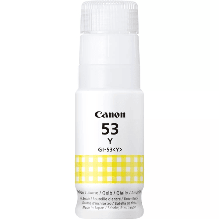 Canon GI53 Amarillo Botella de Tinta Original - GI53Y/4690C001 1