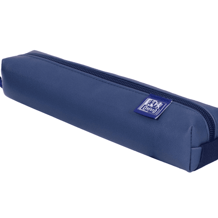 Oxford Kangoo & You Estuche Cuadrado Pequeño - Fabricados en Napa - Goma Elastica para unirlo al Cuaderno - Color Azul 1