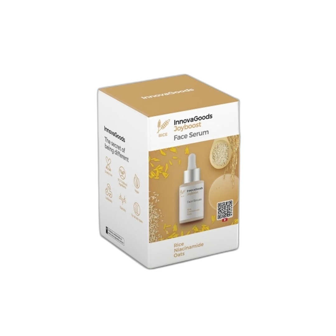 Innovagoods Joyboost Serum Facial de Arroz - Contenido 30ml - Vegano - Uso Diario - No Testado en Animales 1