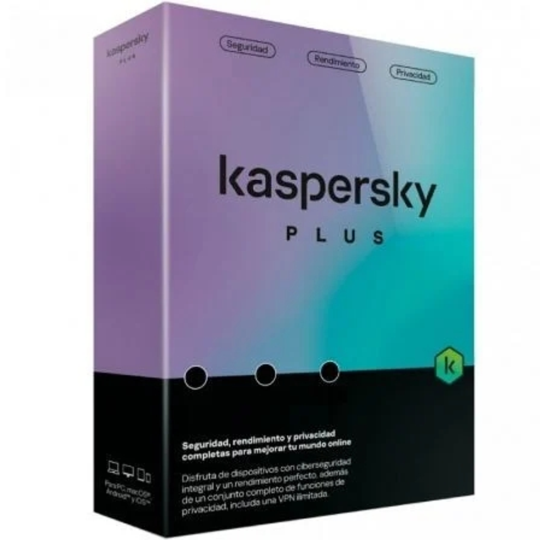 Kaspersky Plus Antivirus - 1 Dispositivo - Servicio 1 Año 1