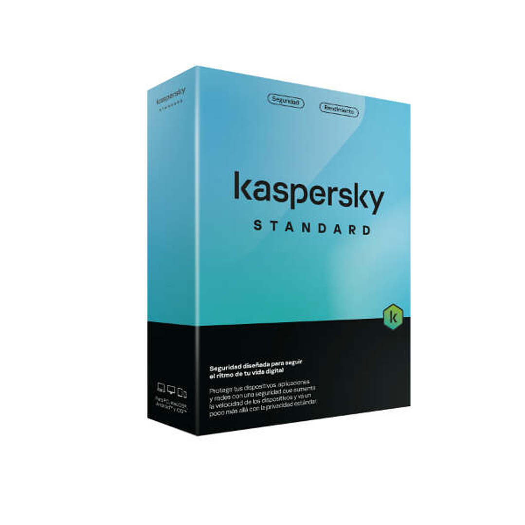 Kaspersky Standard Antivirus - 1 Dispositivo - Servicio 1 Año 1