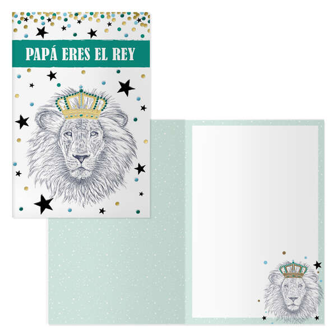 Dohe Pack de 6 Tarjetas de Felicitacion Dia del Padre - 11.5x17cm - Impresion a Todo Color - Estampaciones con Pelicula de Color - Papel Offset Blanco 1