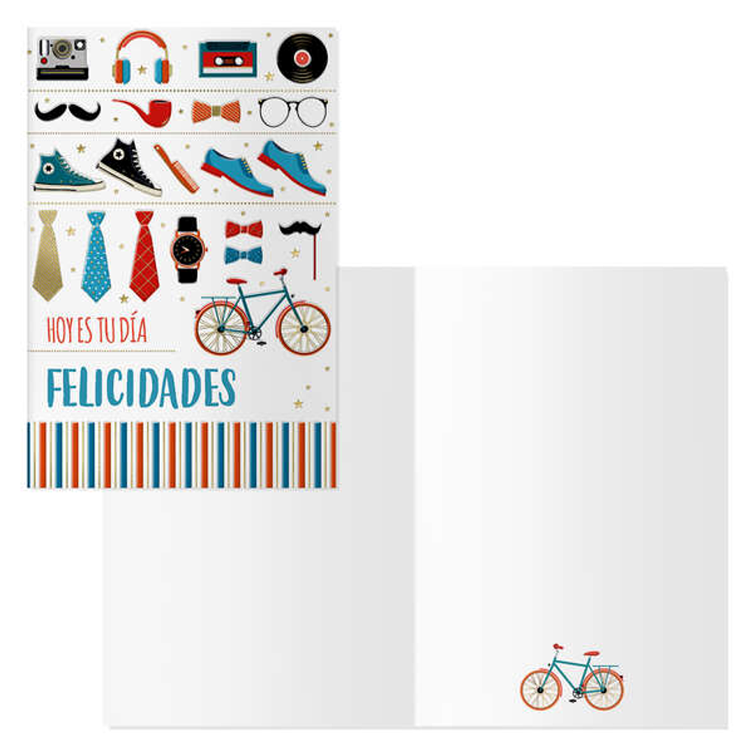 Dohe Pack de 6 Tarjetas de Felicitacion Dia del Padre - 11.5x17cm - Impresion a Todo Color - Estampaciones con Pelicula de Color - Papel Offset Blanco 1