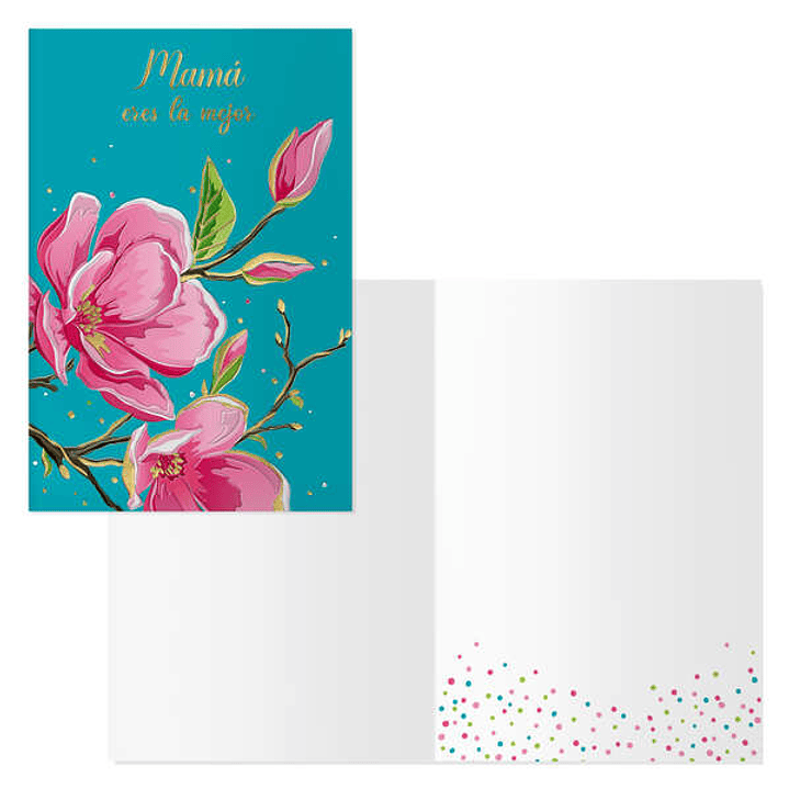 Dohe Pack de 6 Tarjetas de Felicitacion Dia de la Madre - 11.5x17cm - Impresas a Todo Color - Estampaciones con Pelicula de Color - Estampacion en Sec 1
