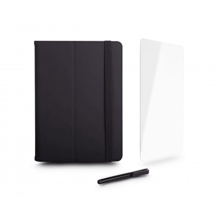 Urban Factory Cyclee Pack Funda, Lapiz y Cristal Templado Universal para Tablet de 10.5