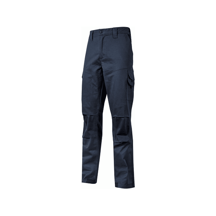 Upower Belgrado Pantalon de Trabajo Resistente - Talla 2XL - Tela Elastica, Multiples Bolsillos, Cintura Elastica, Proteccion Lumbar, Rodillas Preform 1