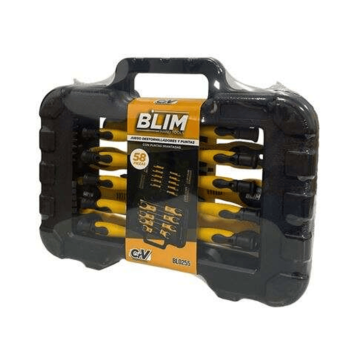 Blim Juego 58 Piezas Destornilladores y Puntas 1