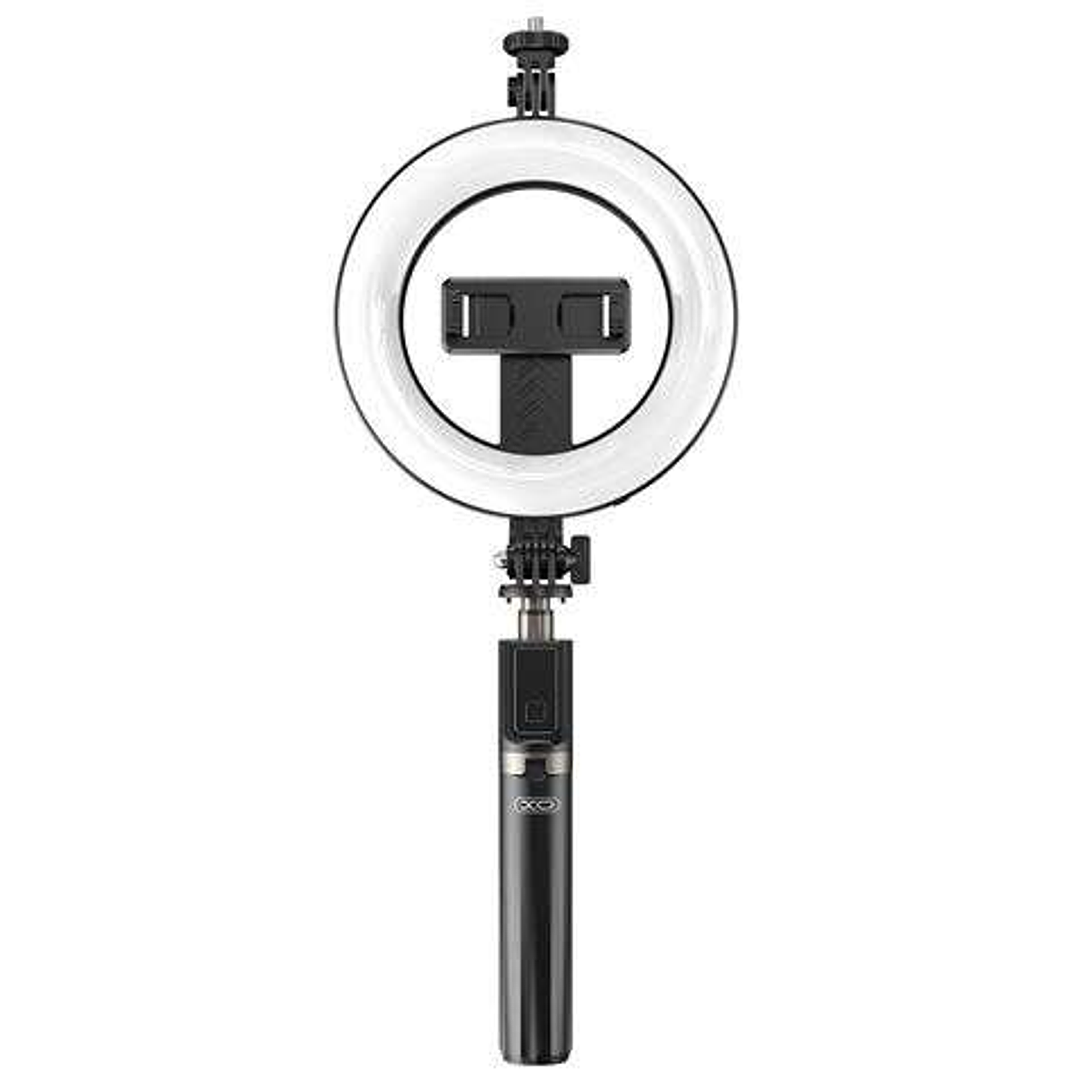 XO Tripode + Palo Selfie Bluetooth + Luz SS12 - Color Negro 1