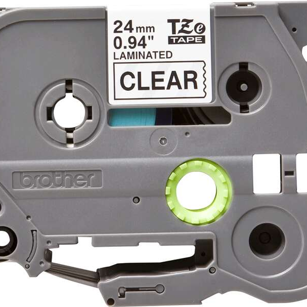 Brother TZe151 Cinta Laminada Original de Etiquetas - Texto negro sobre fondo transparente - Ancho 24mm x 8 metros 1