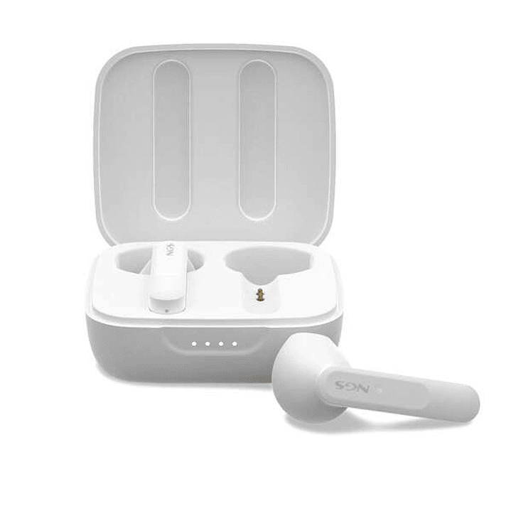 NGS Artica Move White Auriculares Intrauditivos Bluetooth 5.3 TWS - Manos Libres - Asistente de Voz - Autonomia hasta 7h - Base de Carga - Color Blanc 1