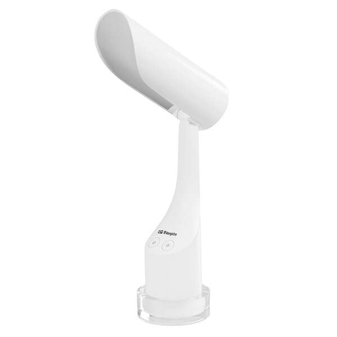 Orbegozo LP 3000 Lampara LED Escritorio - Luz Regulable - Base con 7 Colores - Bateria Recargable - Ideal para Lectura y Tareas Digitales 1