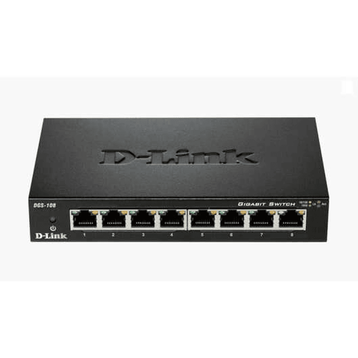 D-Link Switch 8 Puertos Gigabit 10/100/1000 Mbps 1