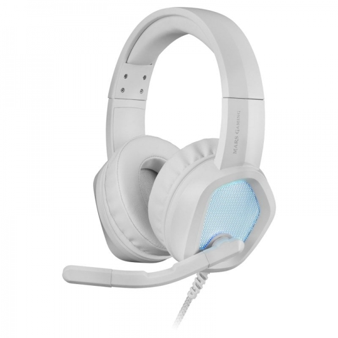 Mars Gaming MH320 Auriculares Gaming - Iluminacion RGB Flow - Drivers Ultra-BASS 3D - Microfono con Cancelacion de Ruido - Compatibilidad Multiplatafo 1