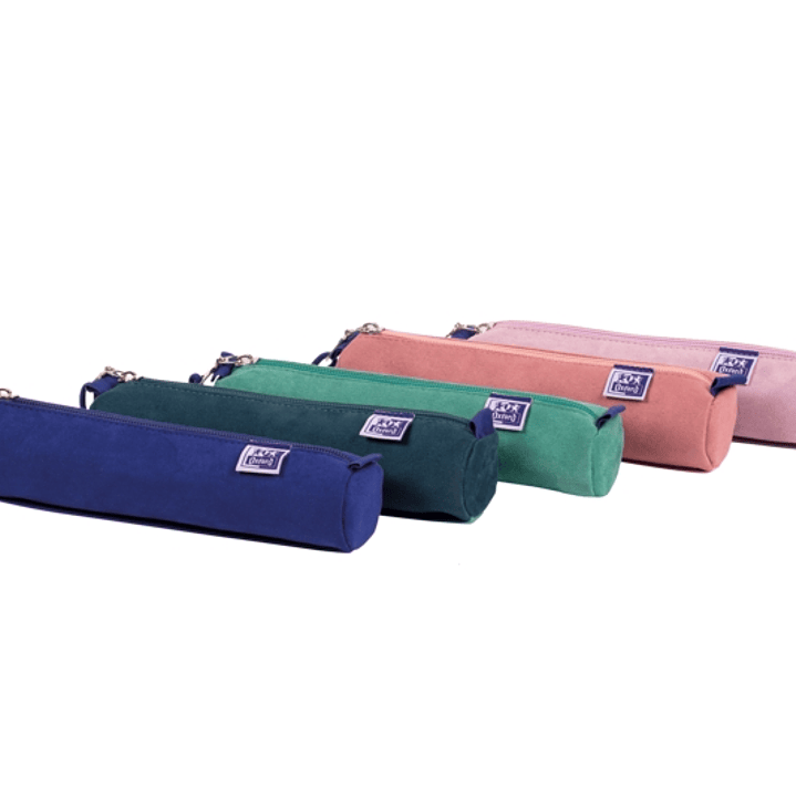 Oxford Estuche Oxftouch Redondo Pequeño - Resistente al Agua - Tamaño Compacto - Cierre Seguro 1