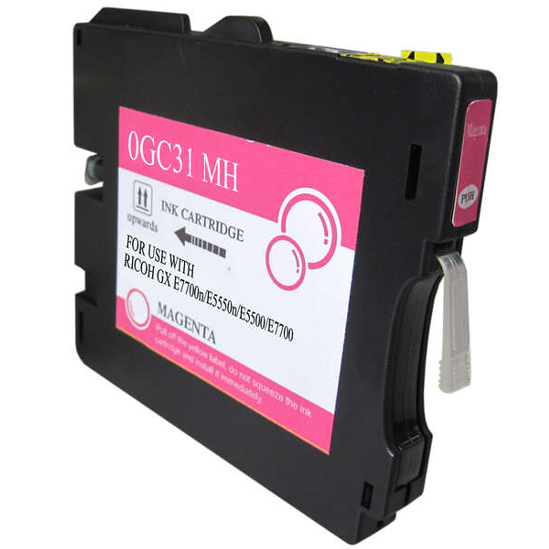 Ricoh GC31M Magenta Cartucho de Tinta Pigmentada Generico - Reemplaza 405690/405703 1