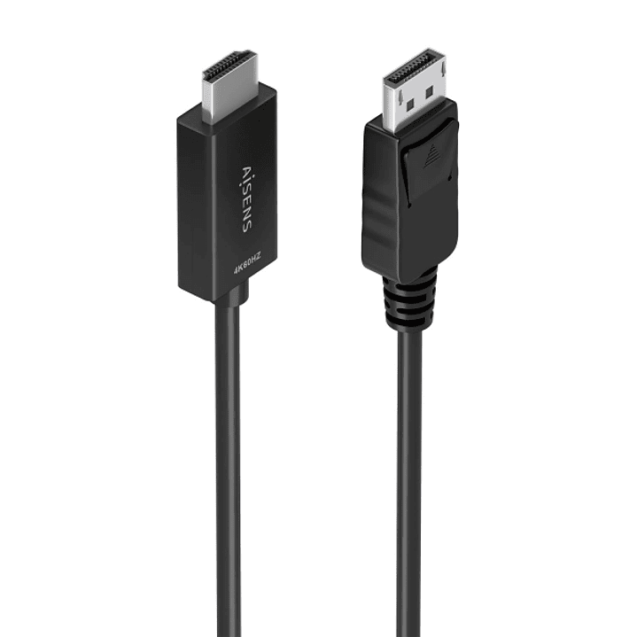 Aisens Cable Conversor DISPLAYPORT a HDMI 4K@60HZ - DP/M-HDMI/M - 1.5m - Color Negro 1