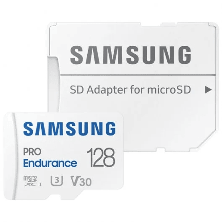 Samsung Pro Endurance Tarjeta Micro SDXC 128GB UHS-I V30 Clase 10 con Adaptador 1