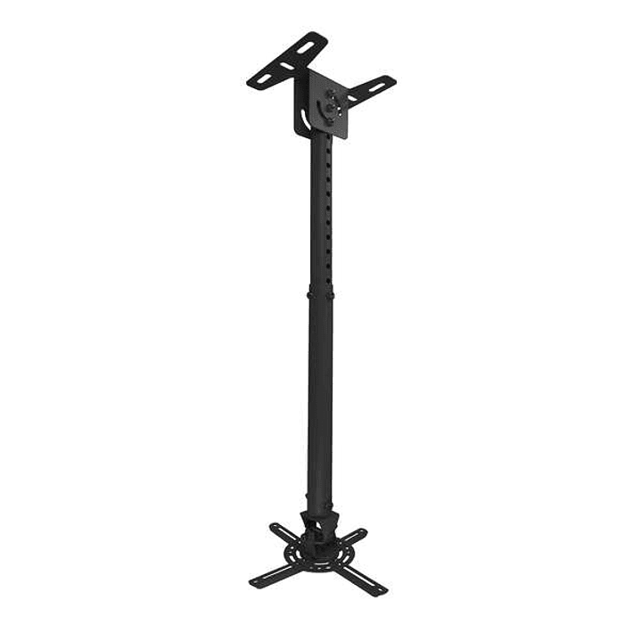 Tooq Soporte de Techo para Proyector - Inclinable y Giratorio - Apto para Techos Inclinados - Peso Max 20Kg - Color Negro 1