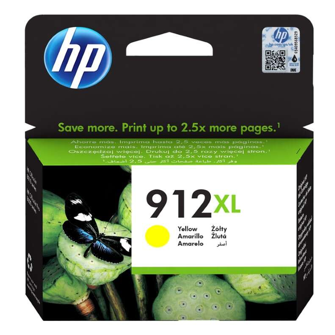 HP 912XL Amarillo Cartucho de Tinta Original - 3YL83AE 1