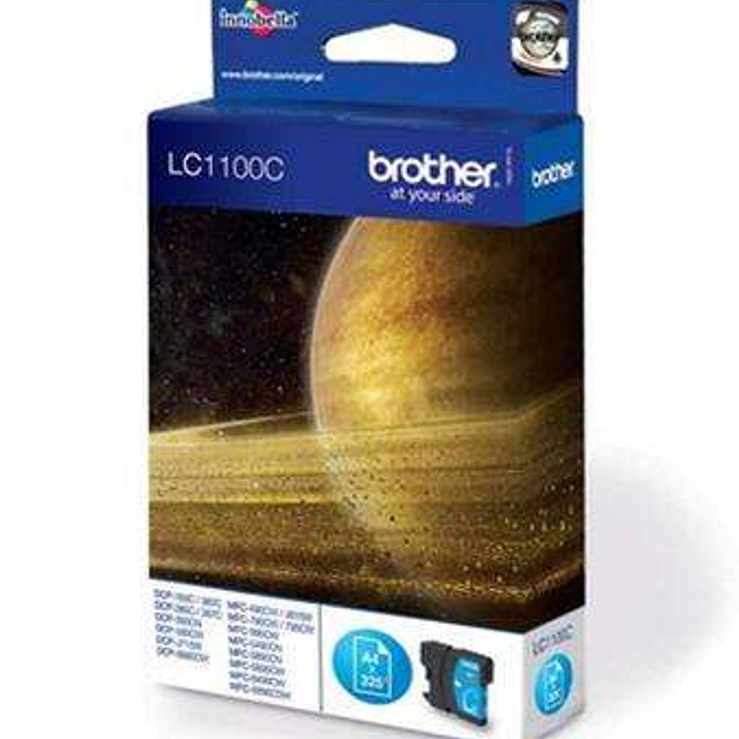 Brother LC1100 Cyan Cartucho de Tinta Original - LC1100C 1