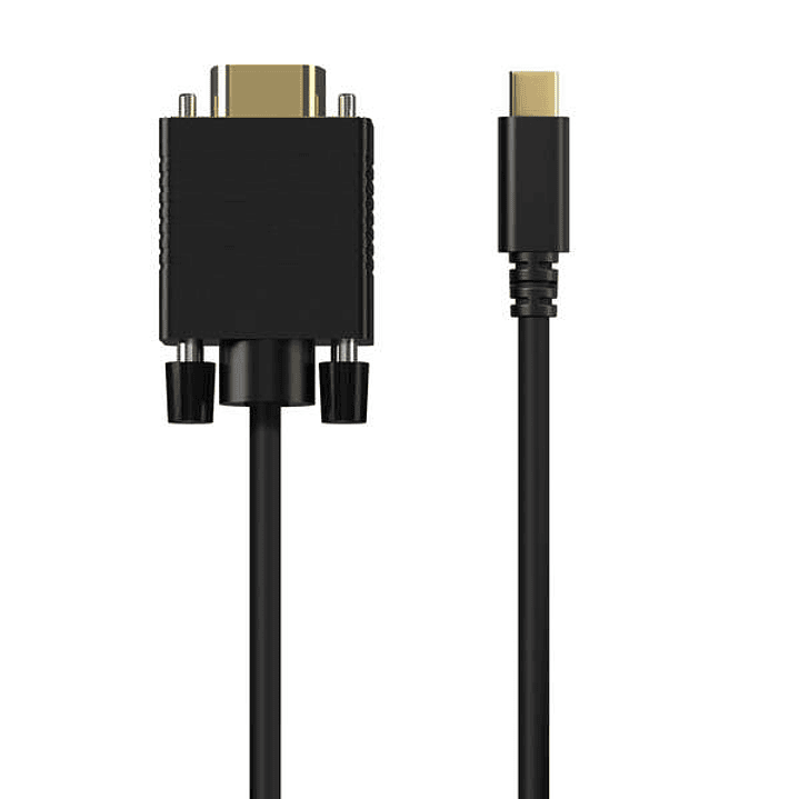 Aisens Cable Conversor USB-C a VGA - USB-C/M-Hdb15/M - 1.8m - Color Negro 1