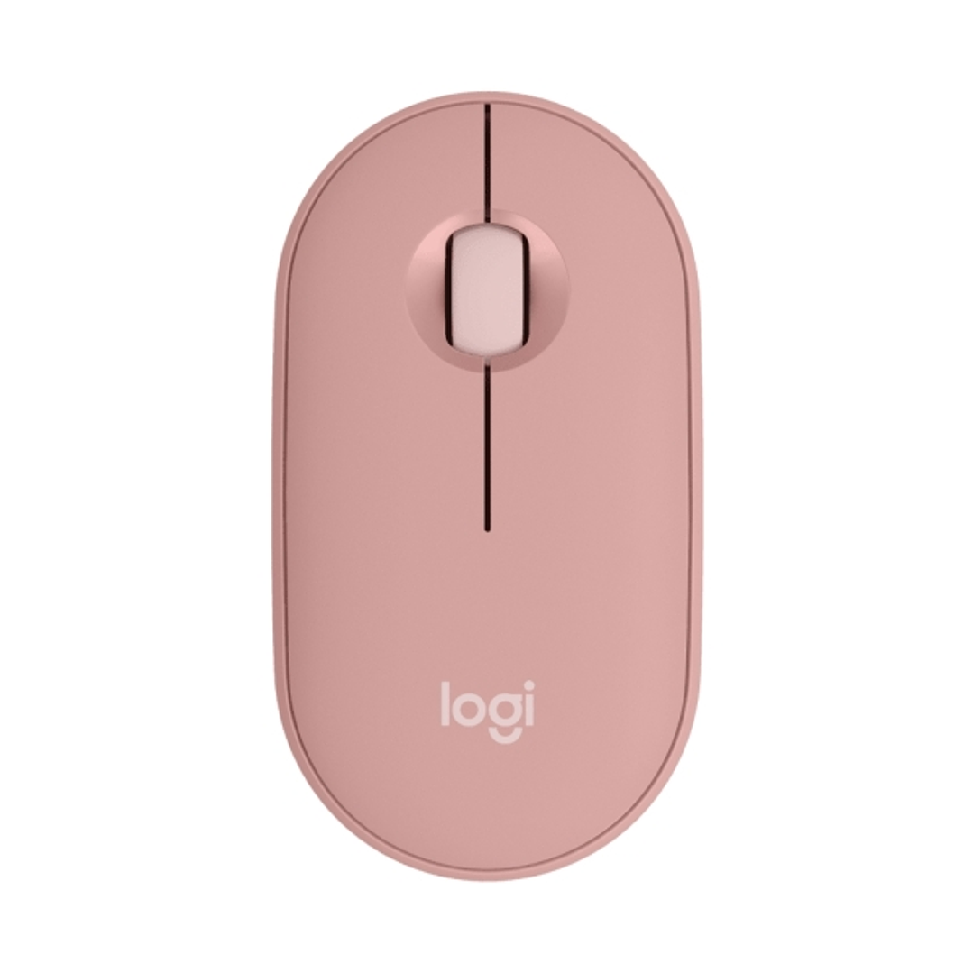 Logitech Pebble Mouse 2 M350s Raton Inalambrico USB 1000dpi - Multidispositivo - Uso Ambidiestro - Color Rosado 1