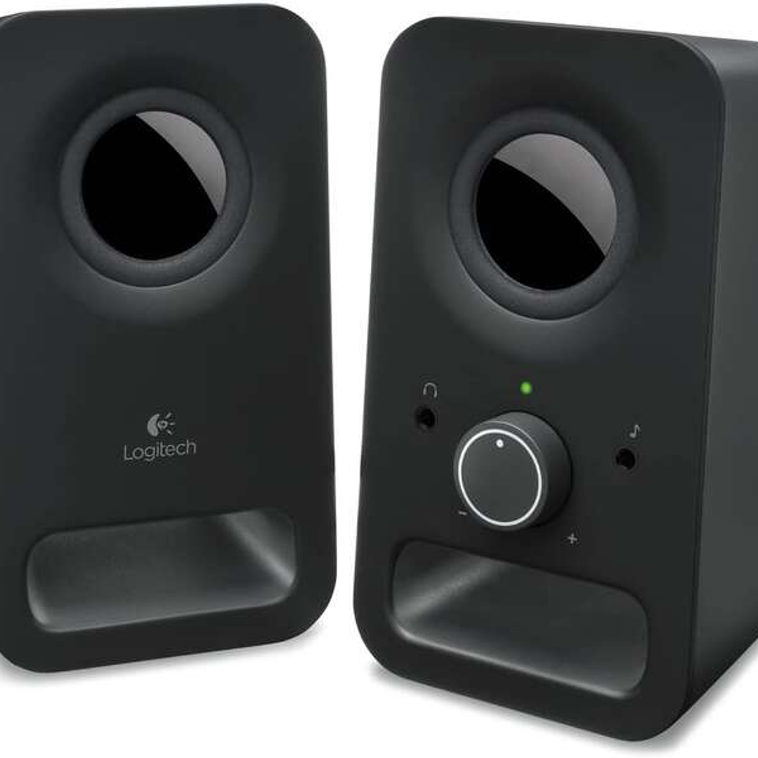 Logitech Z150 Altavoces Multimedia 2.0 6W - Entrada Jack 3.5mm - Toma de Auriculares - Cable de 1.80m - Color Negro 1