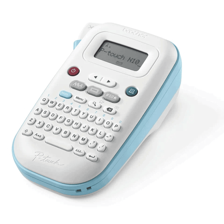 Brother PT-N10 Rotuladora Electronica de Sobremesa Portatil - Pantalla LCD - 3 Tipos de Letra, 10 Marcos y 250 Simbolos - Ancho de Cinta 12mm - Corte  1