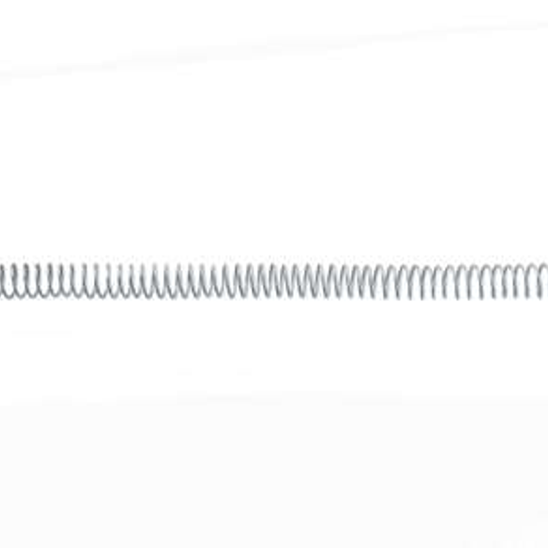 GBC Caja de 100 Espirales de Encuadernacion Metalicos 5:1 de 24mm - Color Blanco 1