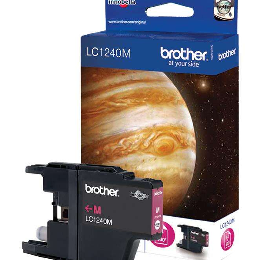 Brother LC1240 Magenta Cartucho de Tinta Original - LC1240MBP 1