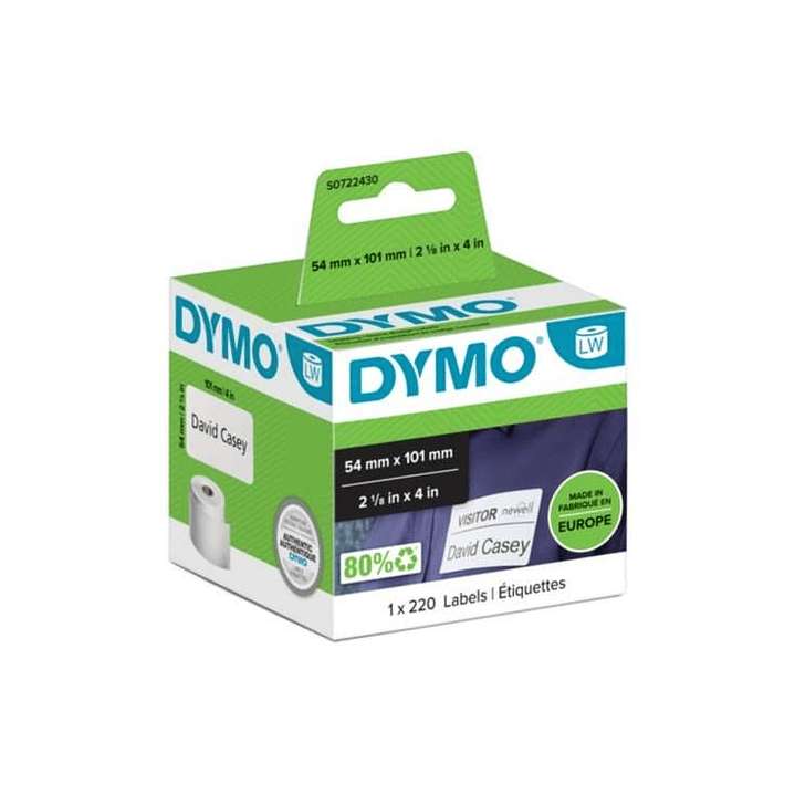 Dymo LW 99014 Etiquetas Originales de Envios Autoadhesivas - 101x54mm - 220 Unidades - S0722430 1