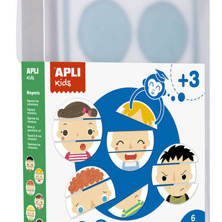 Apli Magnet Emociones XXL - Tamaño 50x70 - Iman de Alta Resistencia - Diseño con Emociones Variadas 1