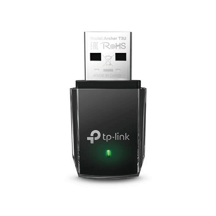 TP-LINK Archer T3U Mini Adaptador USB Inalambrico MU-MIMO AC1300 - Color Negro - Alta Velocidad 1