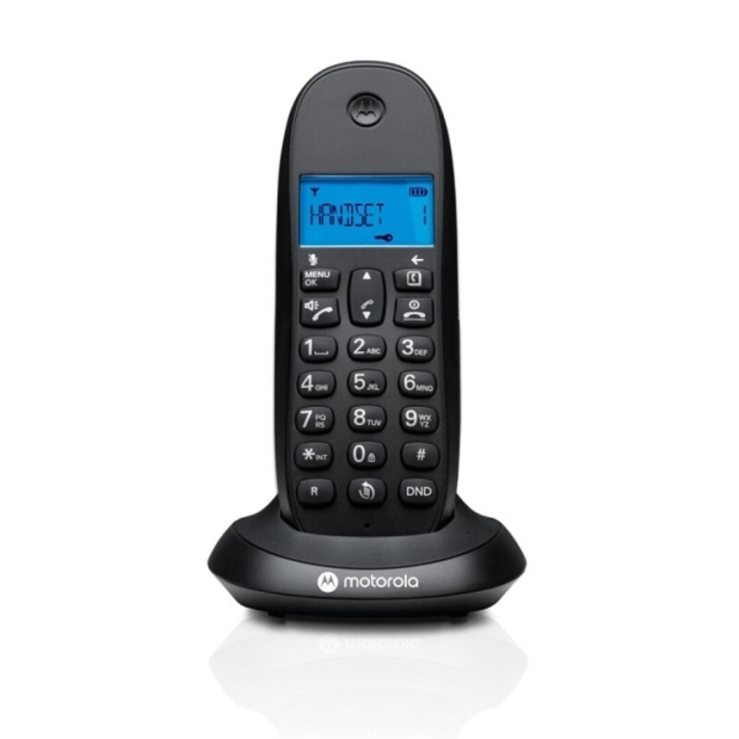 Motorola C1001L Telefono Inalambrico Dect - Identificador de Llamada - Manos Libres 1