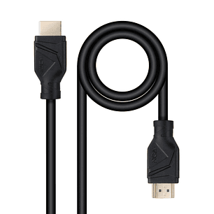Nanocable Cable HDMI 2.1 CCS A/M-A/M - Longitud 5m - Color Negro