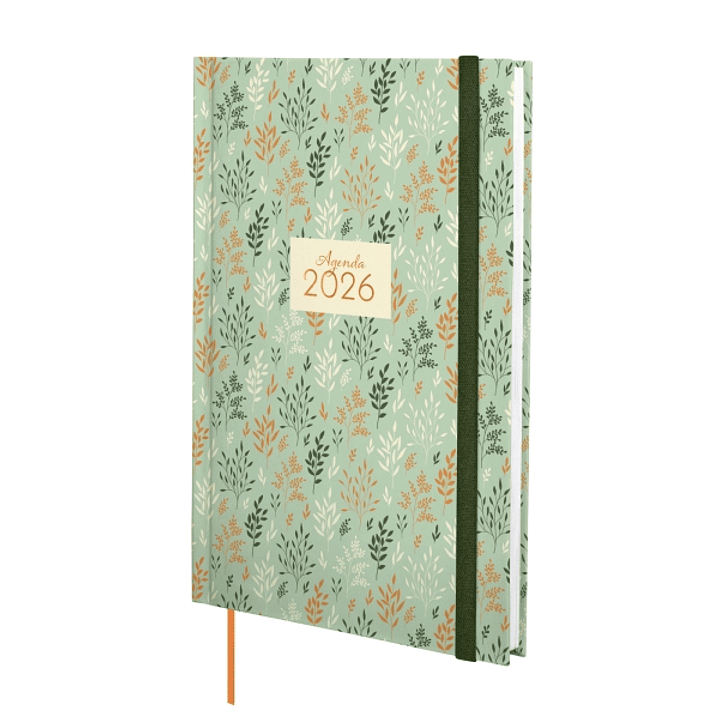 Finocam Dynamic Berlin Agenda en Catalan - Anual 2026 - Cierre de Goma - Formato Y10 - 145x28x210mm - 1 Dia por Pagina - Tematica de Hojas 1