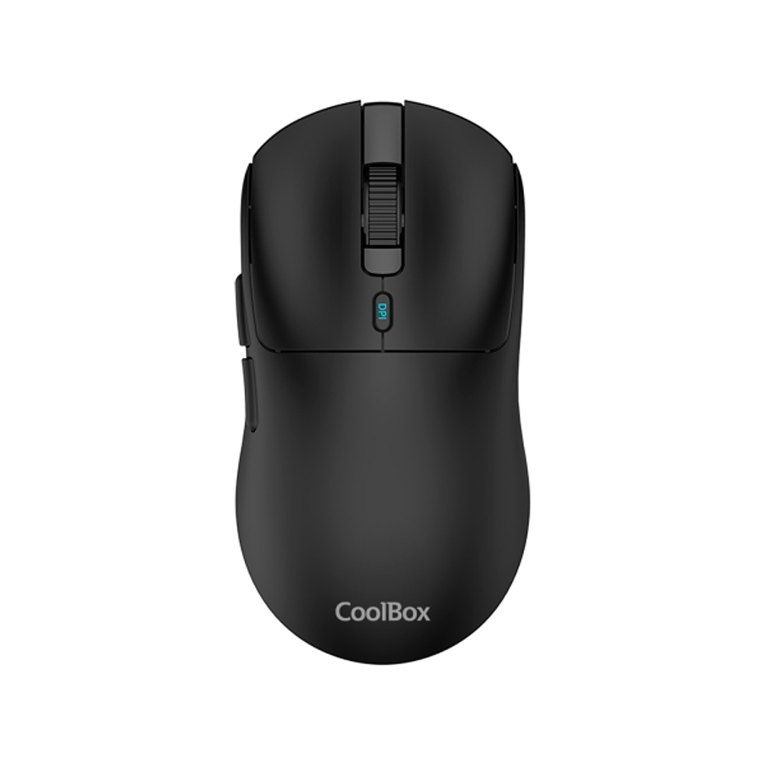 Coolbox W03 Raton Gaming Inalambrico 10000dpi - 7 Botones - Sensor Pixart 3325 - Color Negro 1