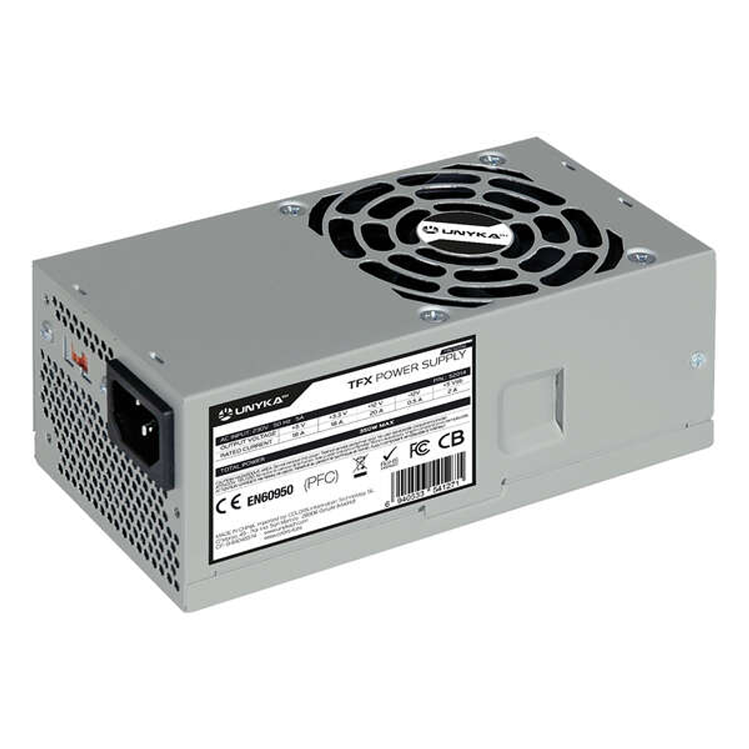 Unykach TFX 350W Fuente de Alimentacion 350W TFX - Ventilador 80mm 1