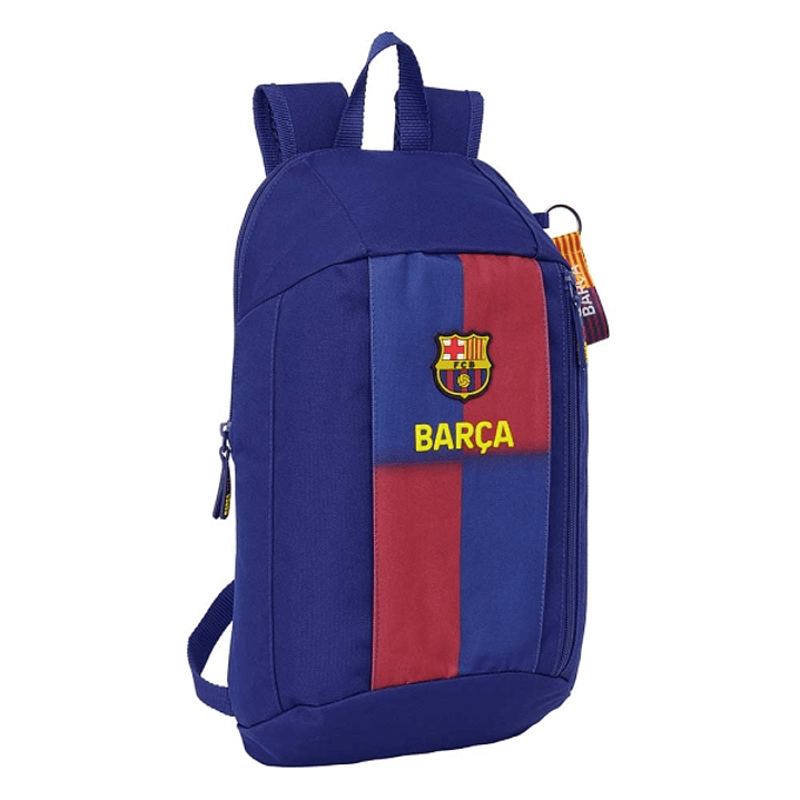 Safta F.C.Barcelona Mochila Mini de 8.5L - Cremallera Vertical - Asas Regulables y Acolchadas - 22x39x10cm - Color Rojo y Azul 1
