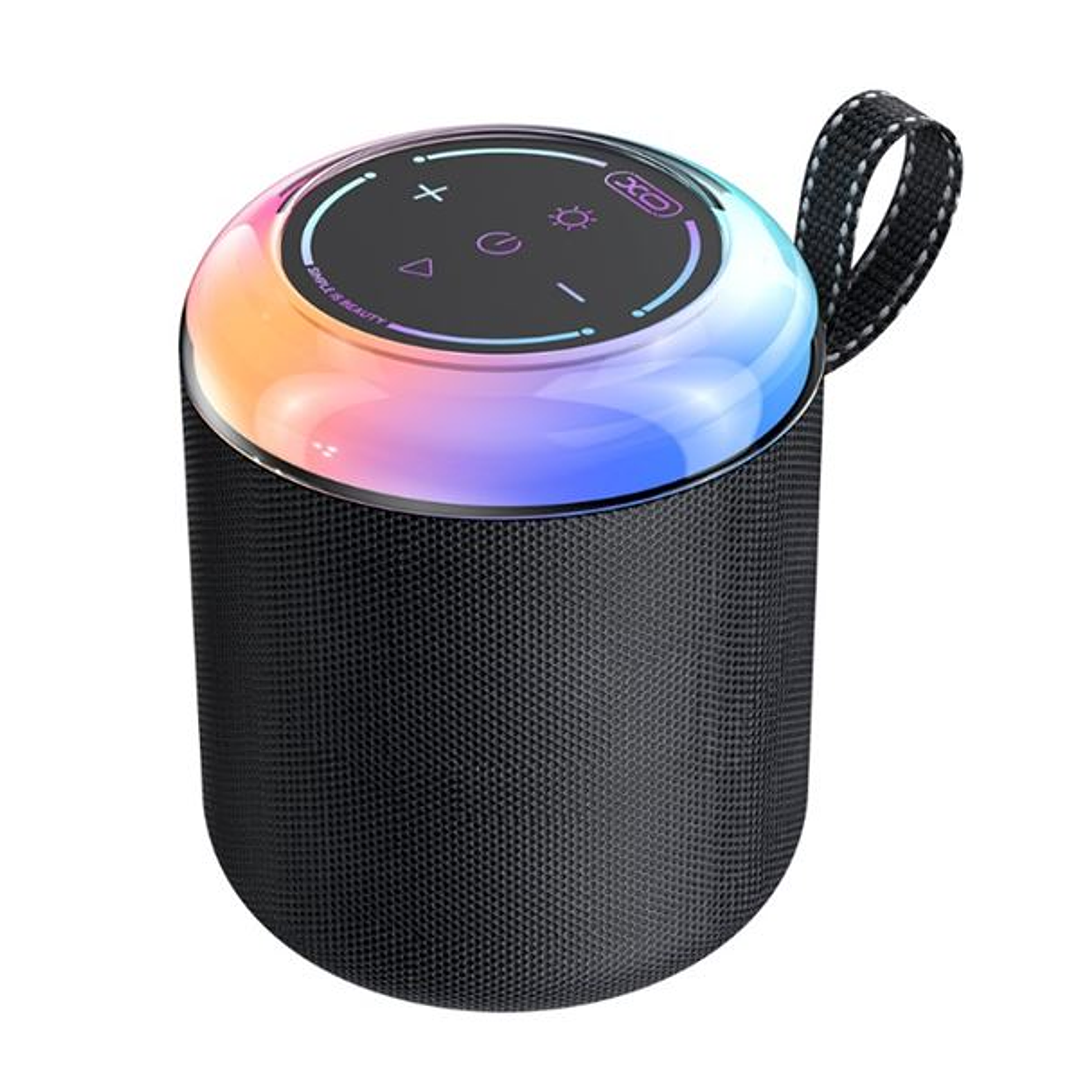 XO F67 Altavoz Bluetooth - LED RGB - Color Negro 1
