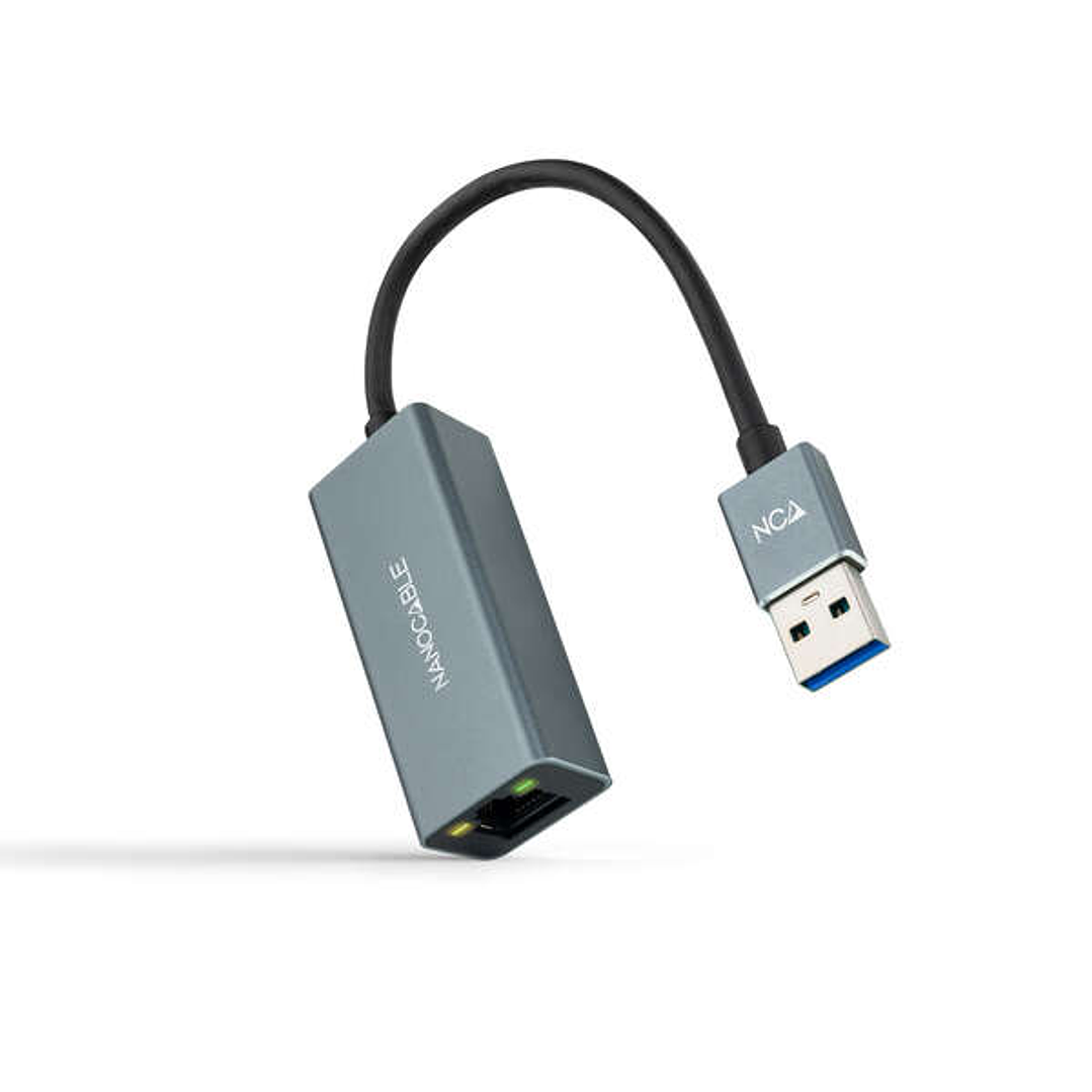 Nanocable Adaptador de Red USB 3.0 a Ethernet Gigabit 10/100/1000 Mbps 1