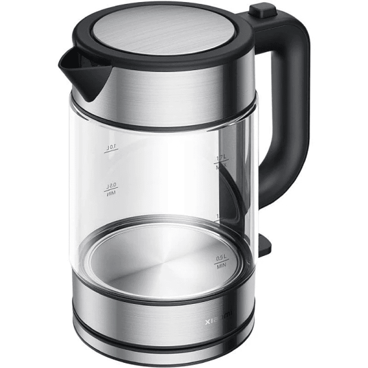 Xiaomi Electric Glass Kettle Hervidor de Agua Electrico 2200W - Capacidad1.7L - Vidrio de Borosilicato - Filtro Extraible - Calentamiento Uniforme del 1