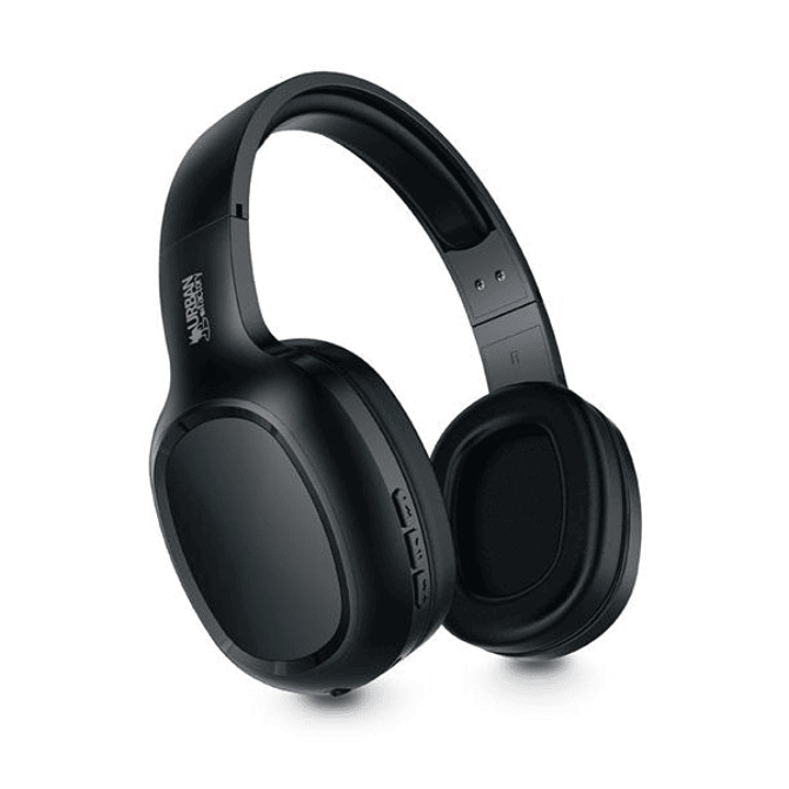 Urban Factory Movee Auriculares Supraaurales de Diadema - Bluetooth 5.1 - Recargables - Color Negro 1