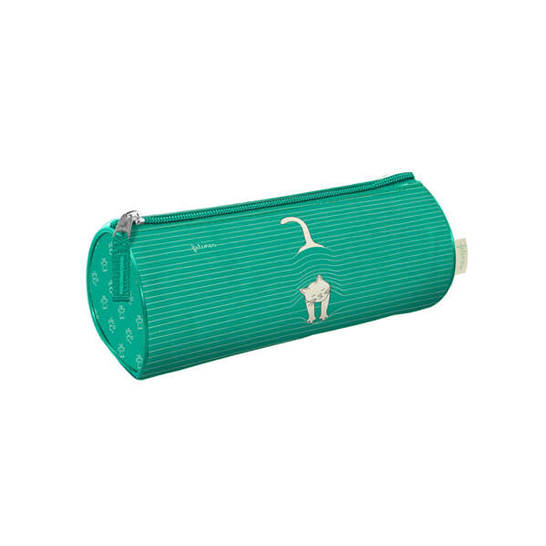 Dohe Santoro Felines Portatodo Redondo - Cierre de Cremallera 1