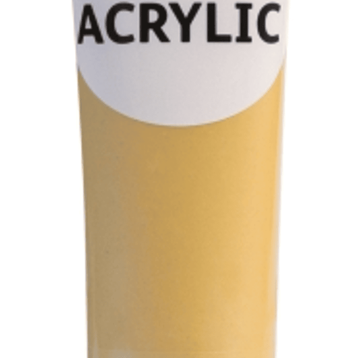 Daler Rowney Simply Pintura Acrilica - Tubo de Plastico - 75ml - Color Dorado 1
