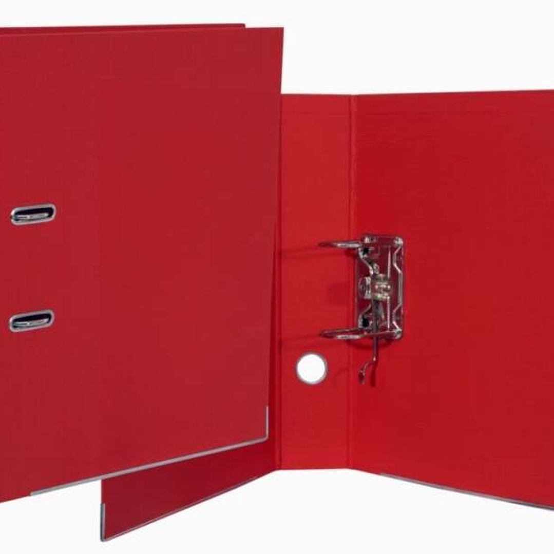 Bismark Archivador A-Z Formato Folio - PVC de Gran Resistencia - Tarjetero en el Lomo - Cartoneras Metalicas en el Borde Inferior - Mecanismo de Palan 1