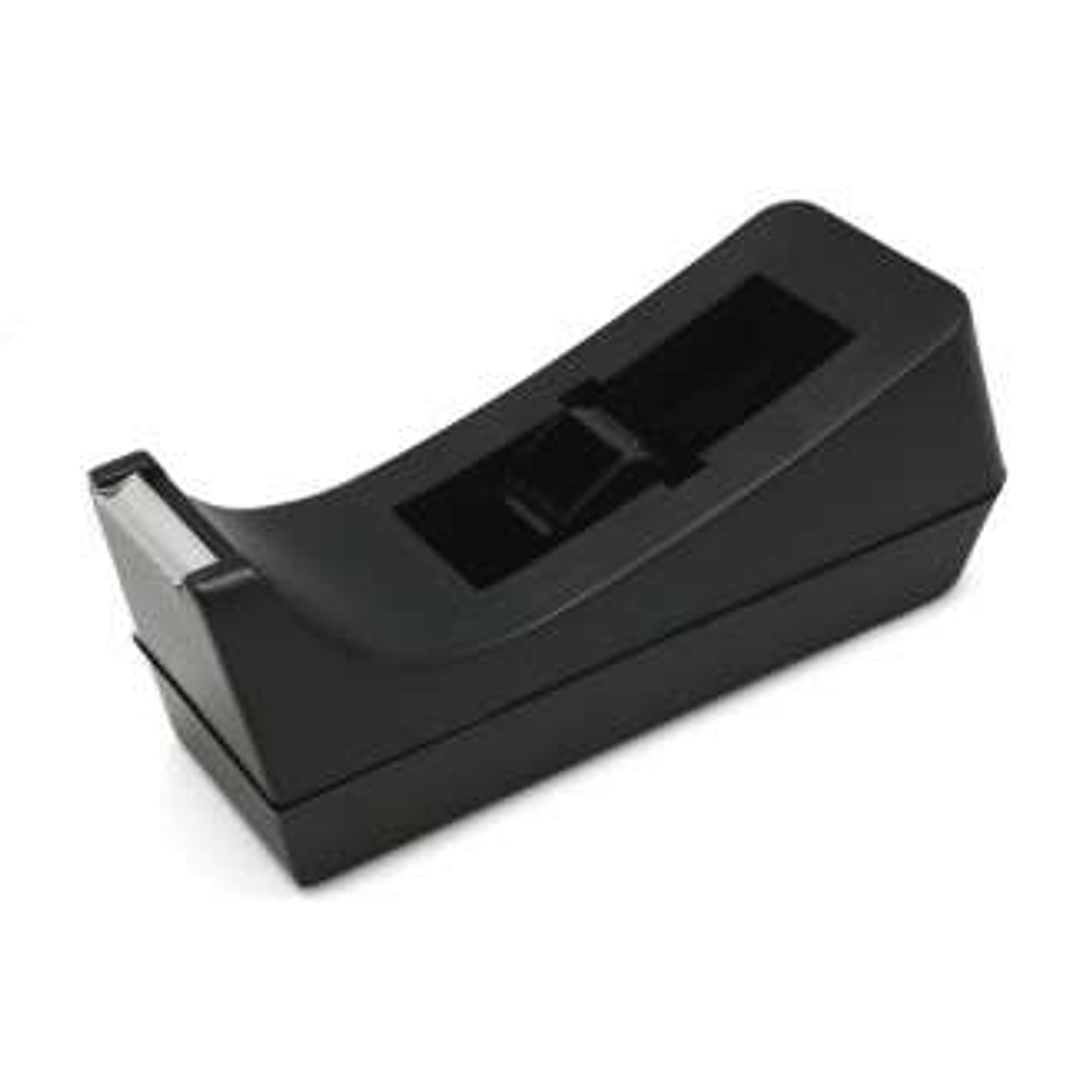 Bismark Portarrollos de Sobremesa para Cintas Adhesivas de hasta 33m - Cuchilla de Acero - Color Negro 1